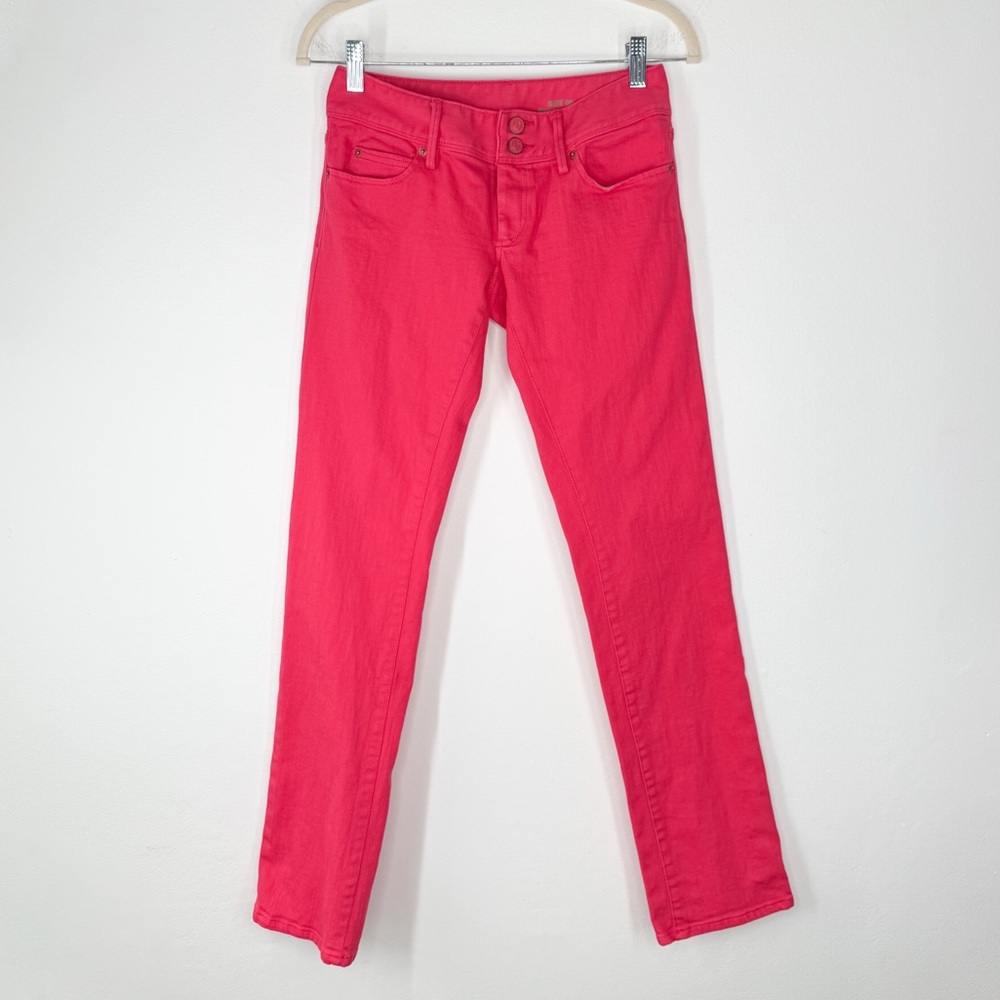 Lilly Pulitzer Pink Low Rise Worth Straight Jeans Women’s Size 00